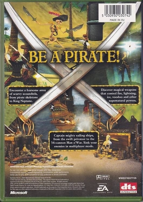 Pirates The Legend of Black Kat - XBOX (B Grade) (Genbrug)